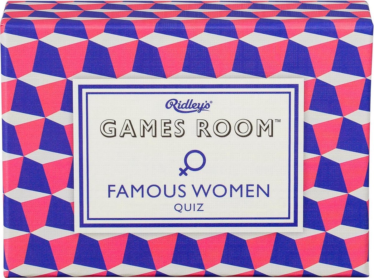 Ridleys Games Gezelschapsspel Games Room: Famous Women 140-delig